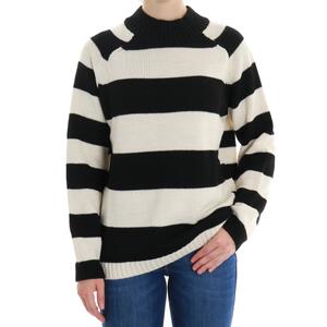 MAGLIA BICOLOR NERO